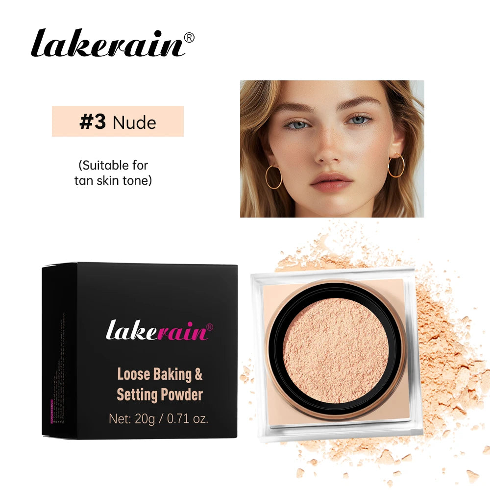 Matte Finish Oil-Control Loose Setting Powder