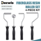 Fiberglass Bubble Laminating Roller Tool Set for Resin Work