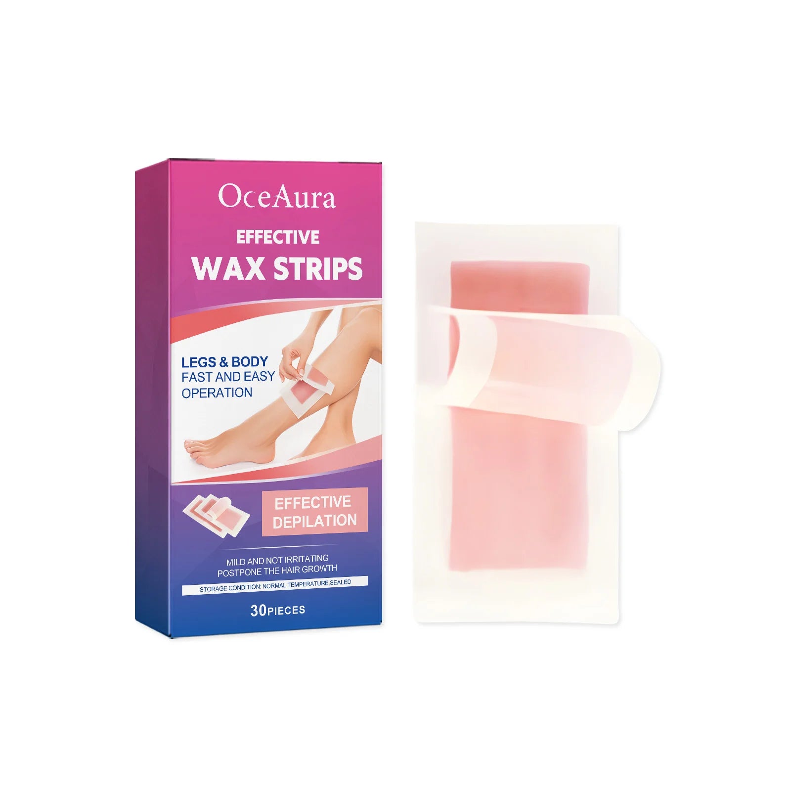Gentle Full Body Hair Removal Wax Strips - 18