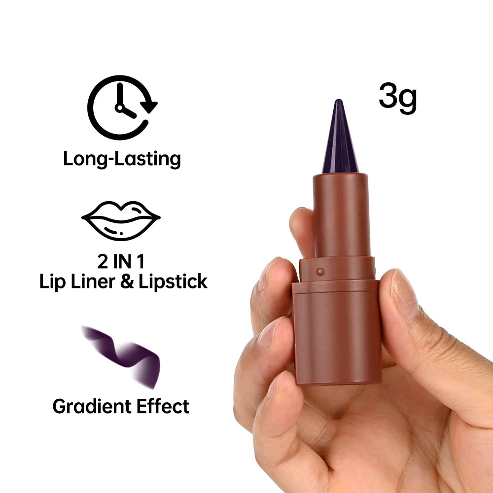 Waterproof Long-Lasting Lip Liner and Contour Pencil - 4