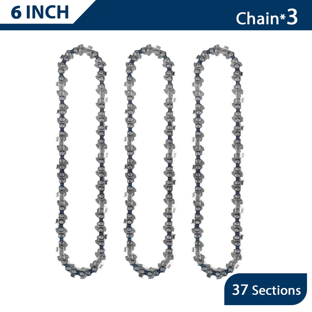 Replacement Chainsaw Chain and Guide Bar for Portable Electric Saws