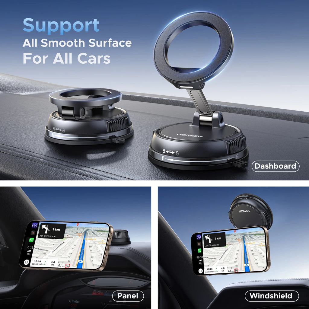 Magnetic Dashboard Car Phone Mount for Smartphones