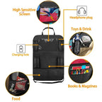 Car Seat Back Organizer with Tablet Holder and Storage Pockets