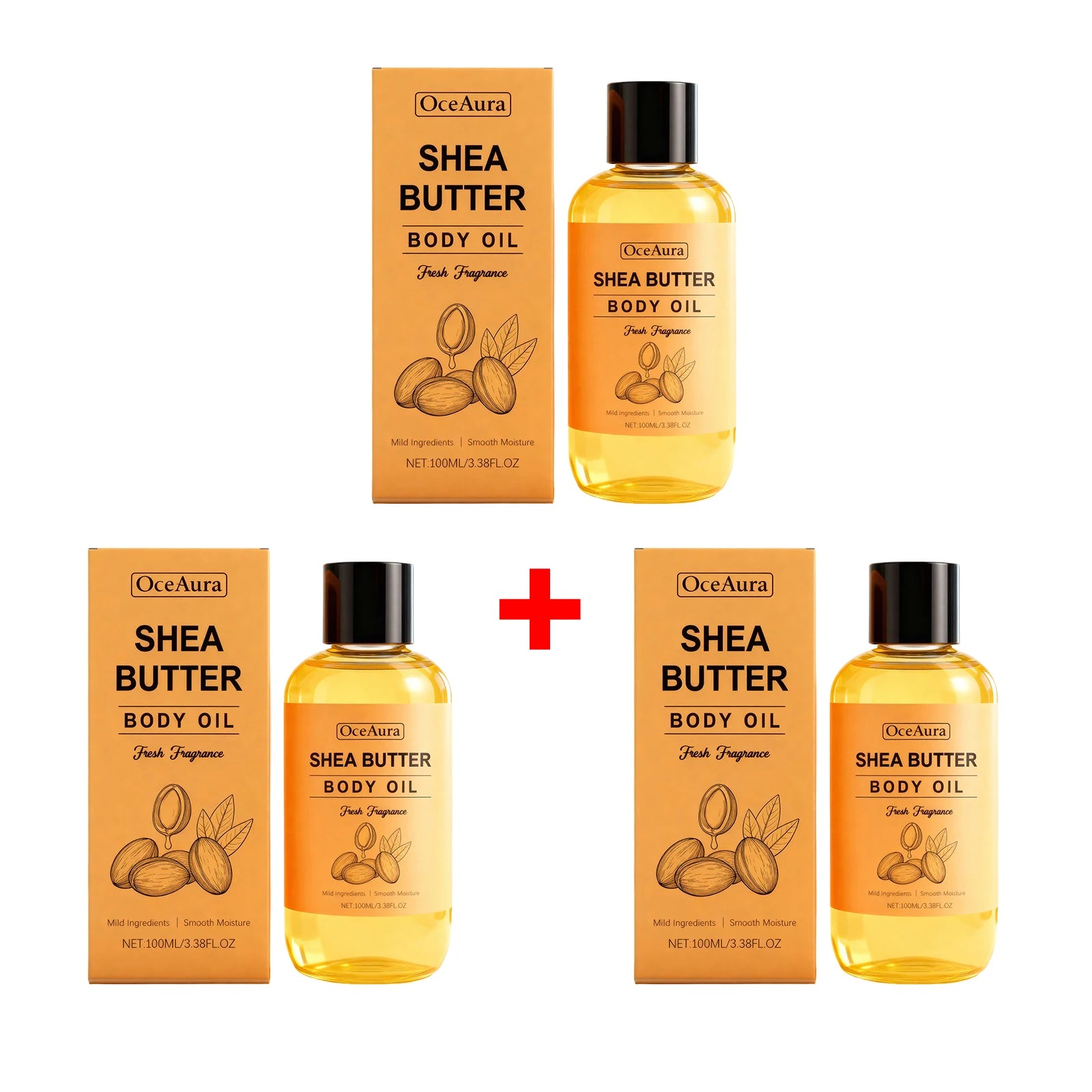 Shea Butter Nourishing Body Oil for Dry Skin - 18