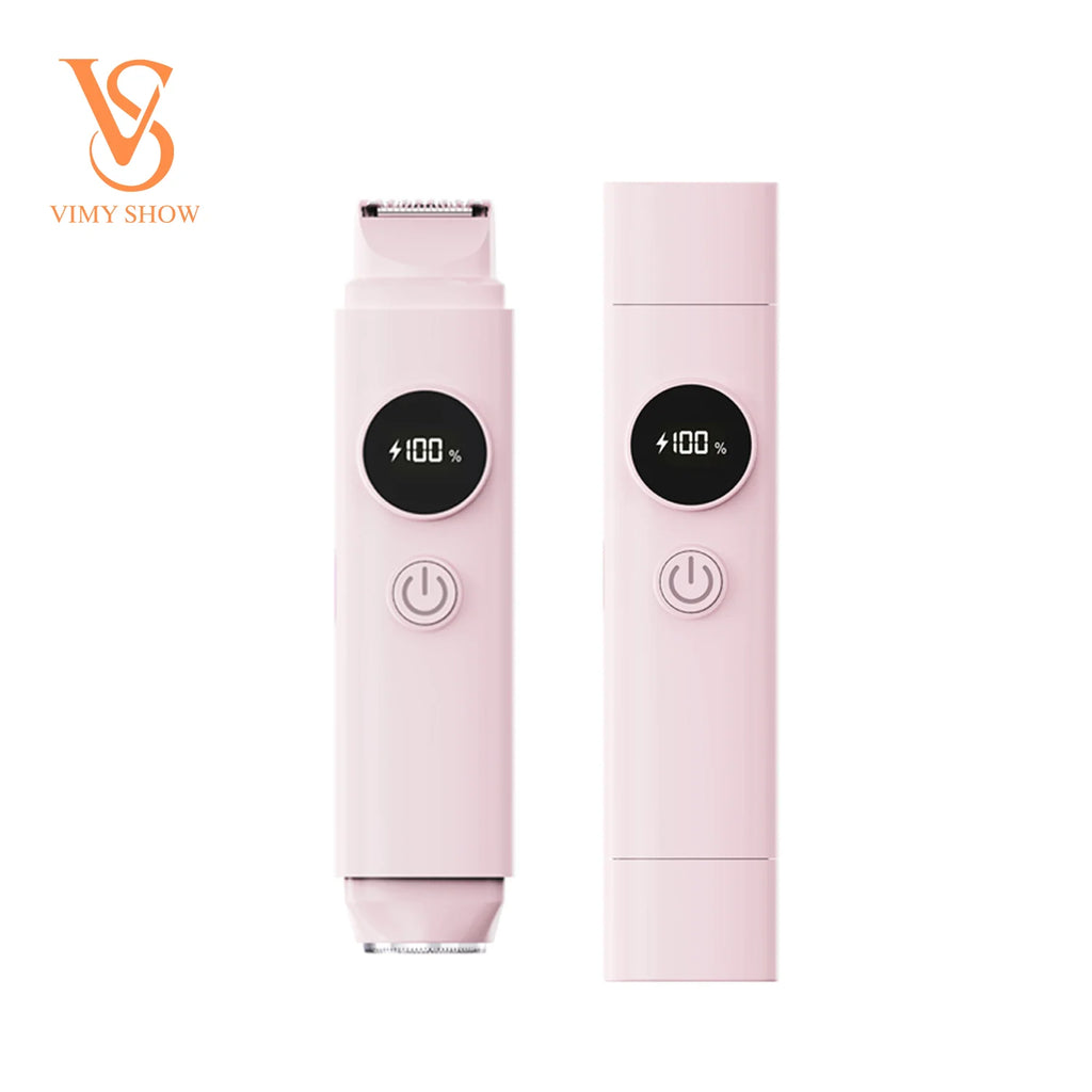 2-in-1 Electric Painless Hair Removal Shaver for Face and Body