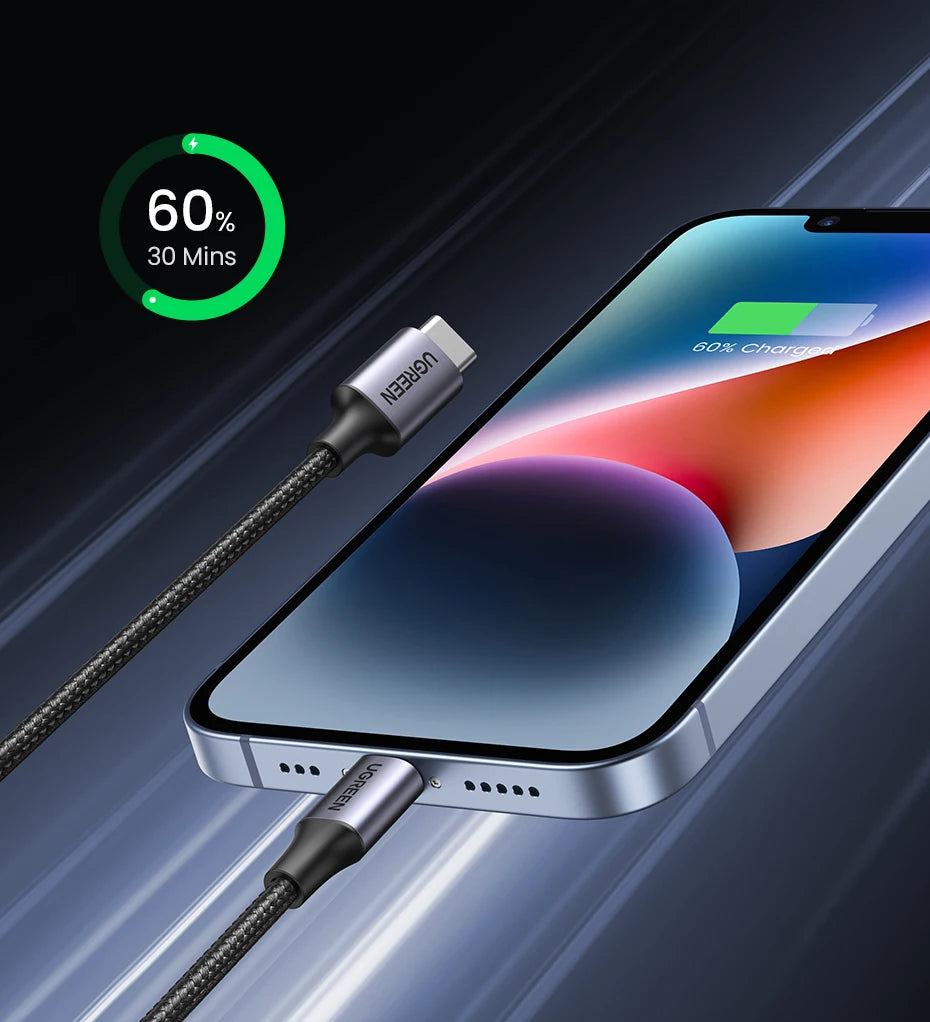 USB-C to Lightning PD 20W Fast Charging Cable for iPhone and iPad - 9