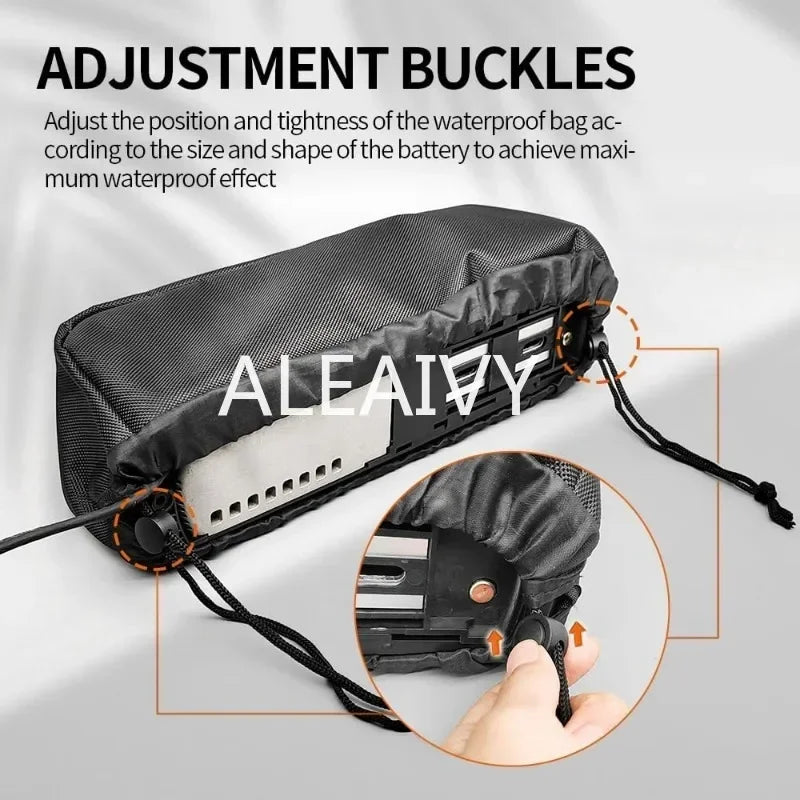 Waterproof E-Bike Battery Protective Rain Cover