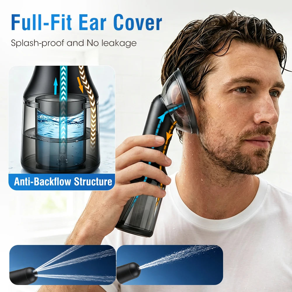 Electric Ear Wax Removal Irrigator with Dual Tank System