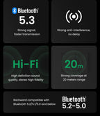 USB Bluetooth 5.3 Adapter for PC Wireless Connectivity