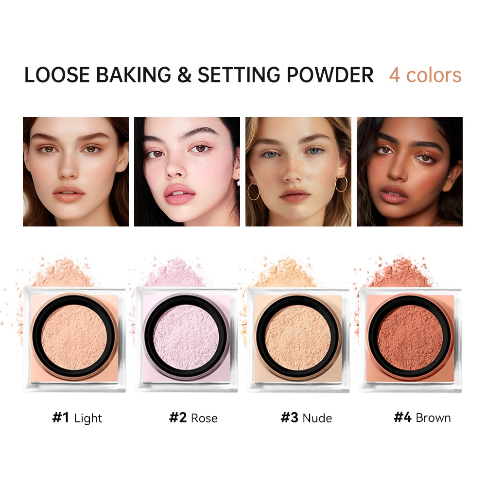 Matte Finishing Loose Baking and Setting Powder