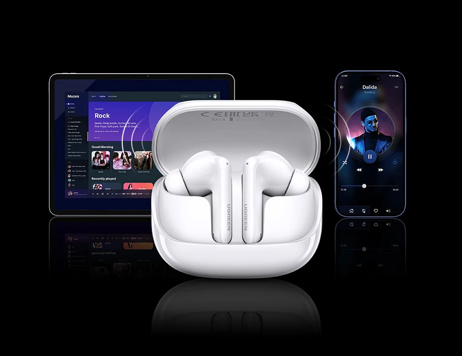 Smart Touchscreen Noise Cancelling Wireless Earbuds with Bluetooth 5.4 - 27