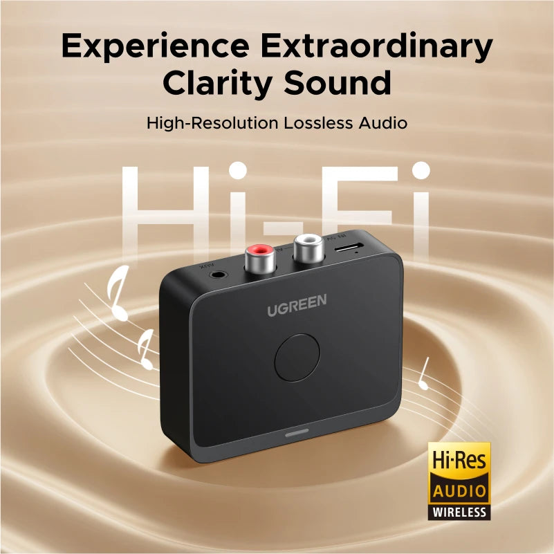 Bluetooth 5.3 Receiver with LDAC Hi-Res Wireless Audio Adapter - 3
