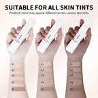 Dual-Ended Waterproof Foundation and Concealer Stick with Brush