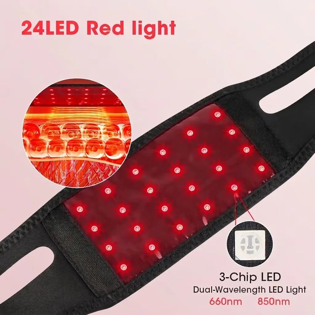 Red and Infrared Light Therapy Wrap for Face and Body