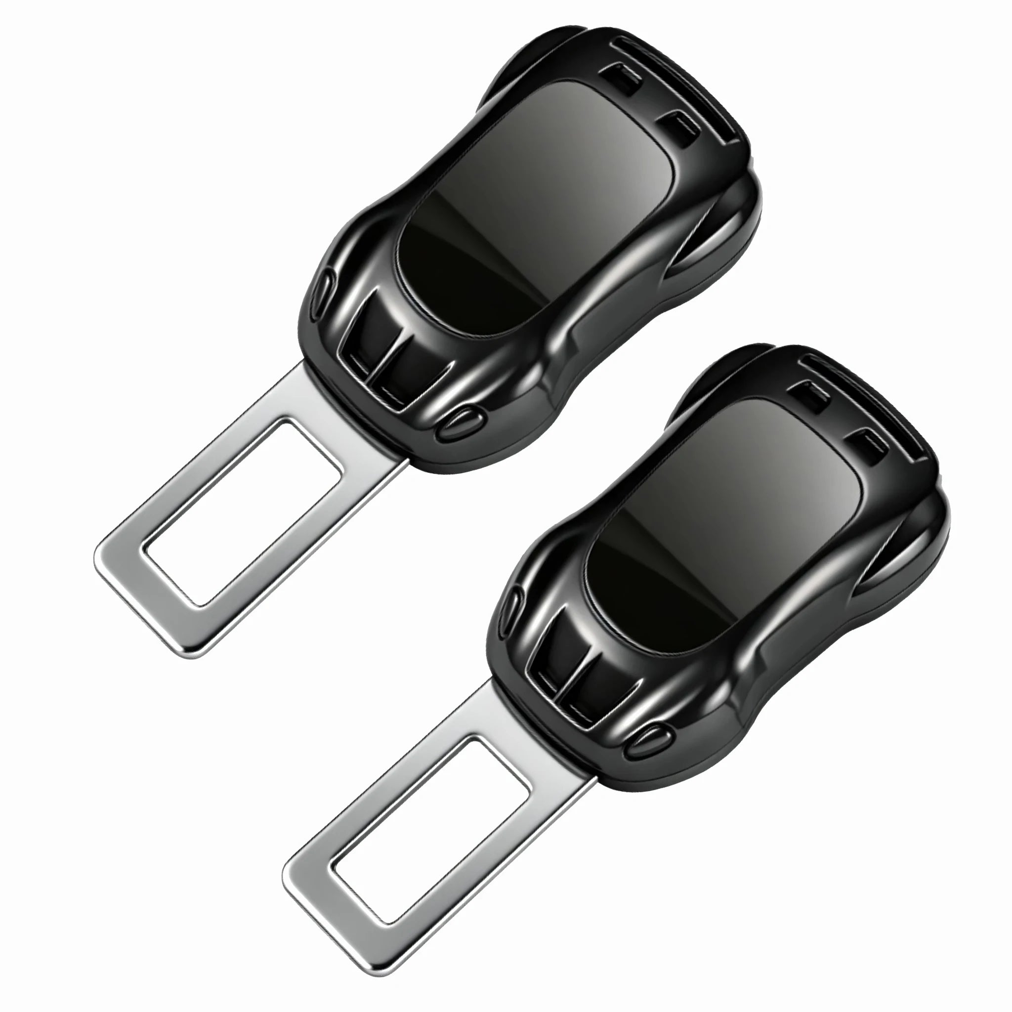 Universal Car Seat Belt Extender Buckle Clip 2 Piece Set
