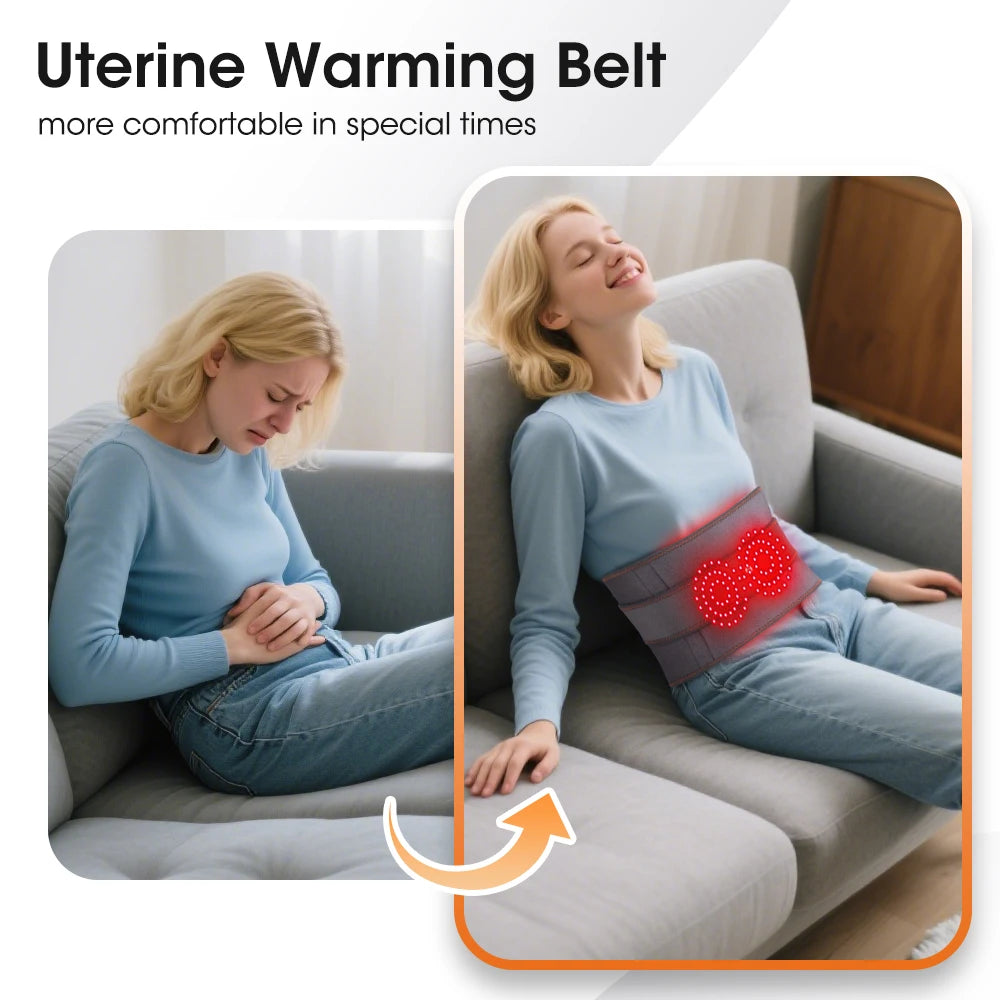 Cordless Heated Waist Massage Belt with Vibration - 4