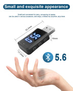 USB Bluetooth 5.6 FM Transmitter Receiver with LED Display for Car Radio