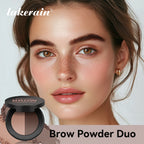 Two-Color Eyebrow Powder Duo for Natural Brows and Contouring