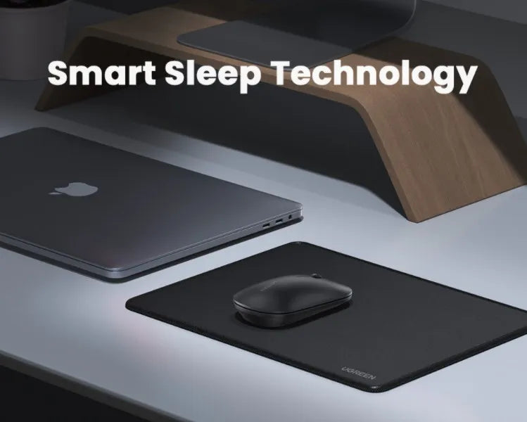 Silent Wireless Mouse with Bluetooth 5.0 and 4000 DPI