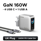 160W GaN Fast Charger with Digital Power Display