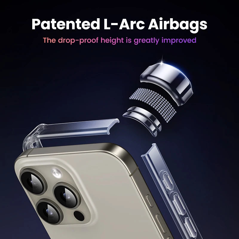 Shockproof Transparent Case for iPhone 16 and 15 Series - 2