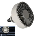 Portable 5V USB Car Air Vent Cooling Fan with 3 Gears and RGB Light
