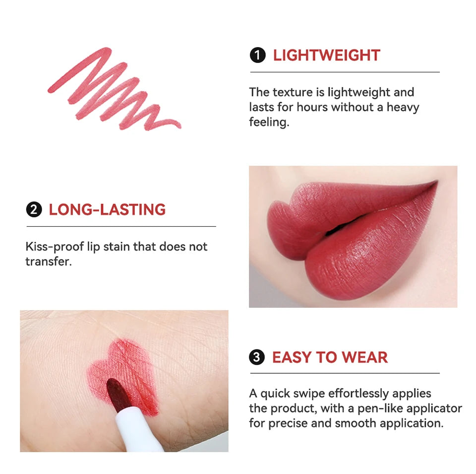 Dual-Sided Long-Lasting Lip Contour Stain and Liner