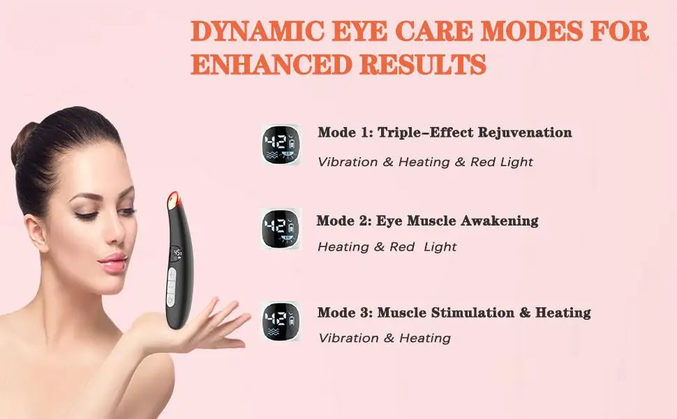 3-in-1 LED Vibration Eye and Face Lifting Wand - 8