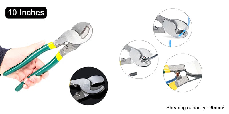 10T Hydraulic Cable Crimping Tool 4-70mm²