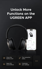 Wireless Noise-Canceling Bluetooth Studio Headphones