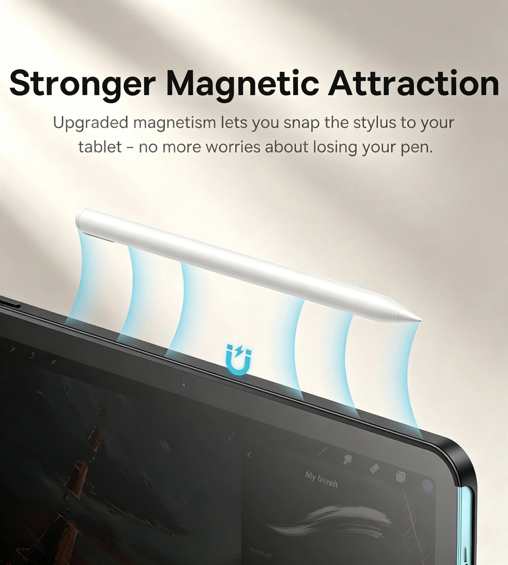 Magnetic Bluetooth Stylus Pen for iPad with Palm Rejection - 25