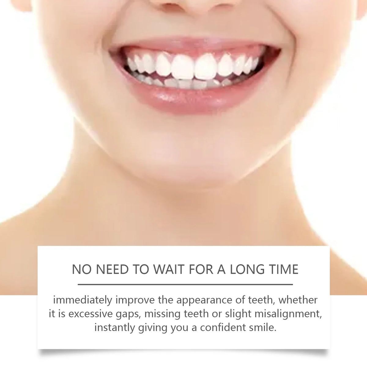 Adjustable Snap-On Dentures for Missing Teeth and Smile Correction
