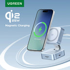 2-in-1 Magnetic Foldable Wireless Charging Stand for iPhone and AirPods