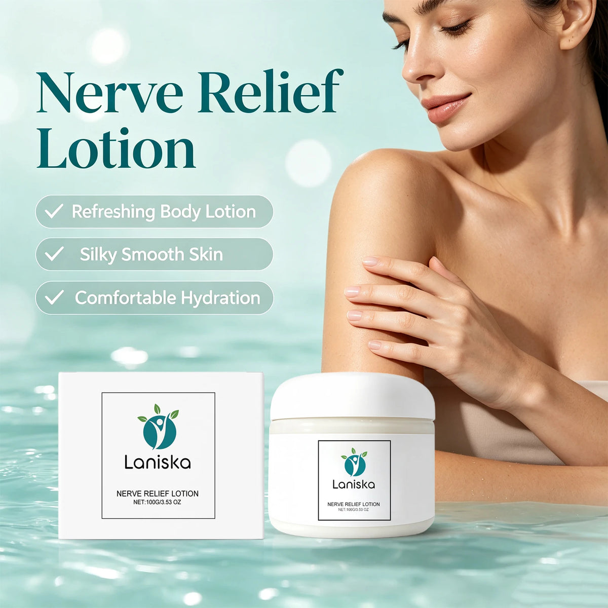 Soothing Nerve Relief Lotion for Tired Body Skin