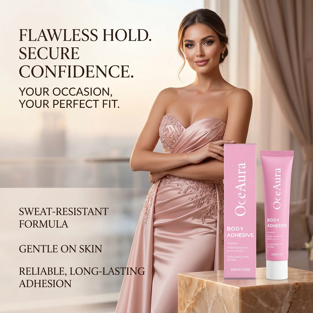 All-Day Clothing Body Adhesive for Wardrobe Security