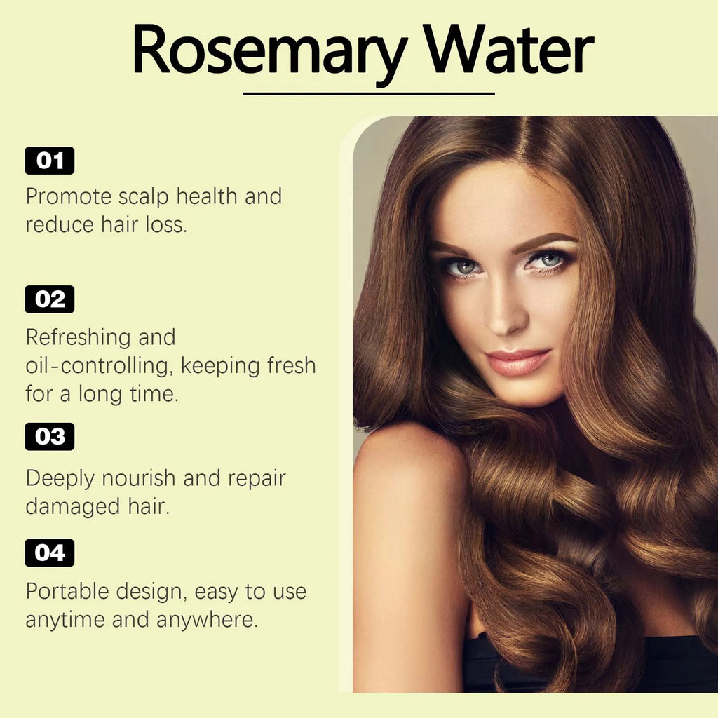 Rosemary Strengthening Hair Spray for Oil Control and Frizz