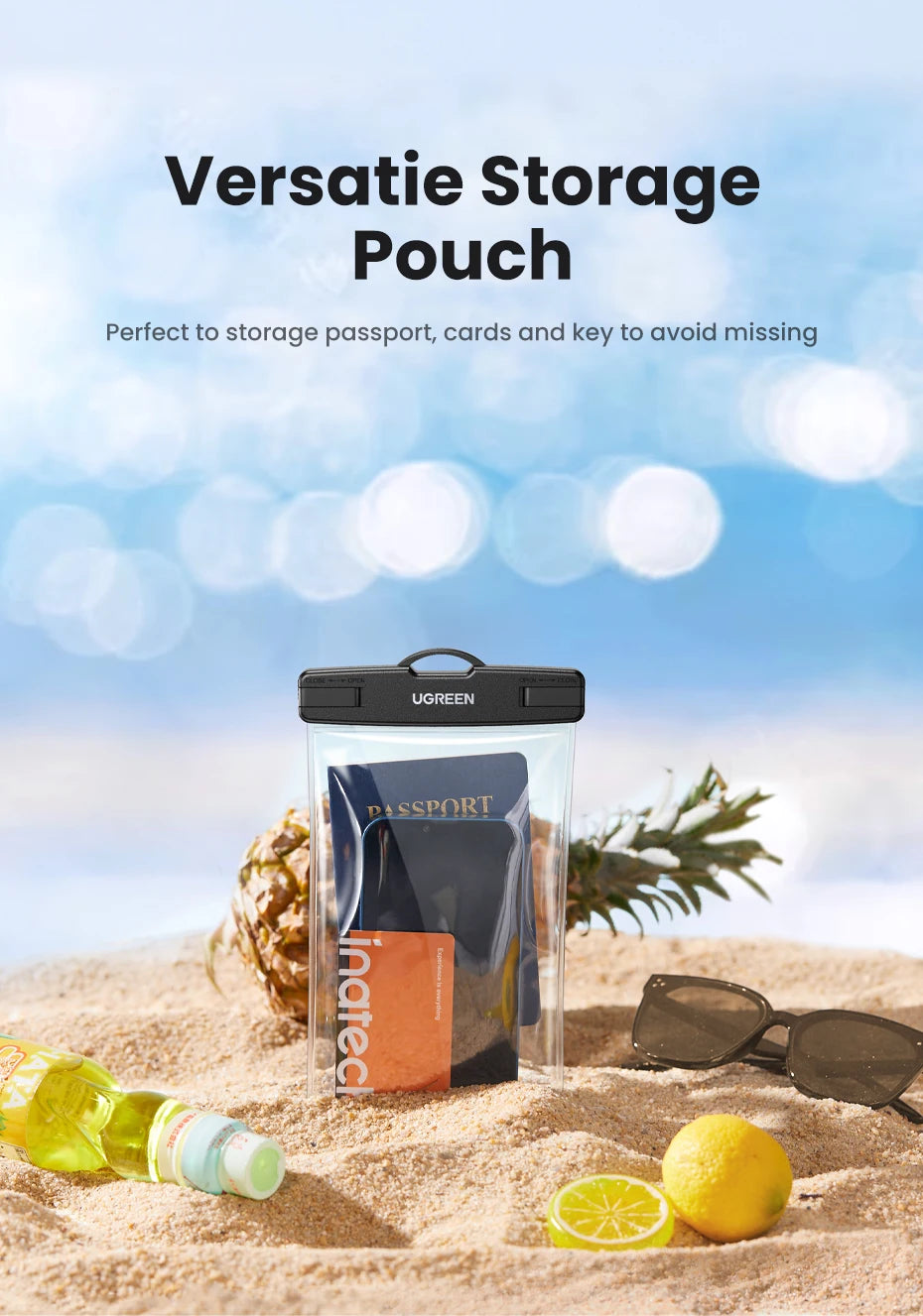 IPX8 Universal Waterproof Phone Pouch for Swimming and Diving - 19