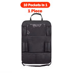 Car Seat Back Organizer with Tablet Holder and Storage Pockets
