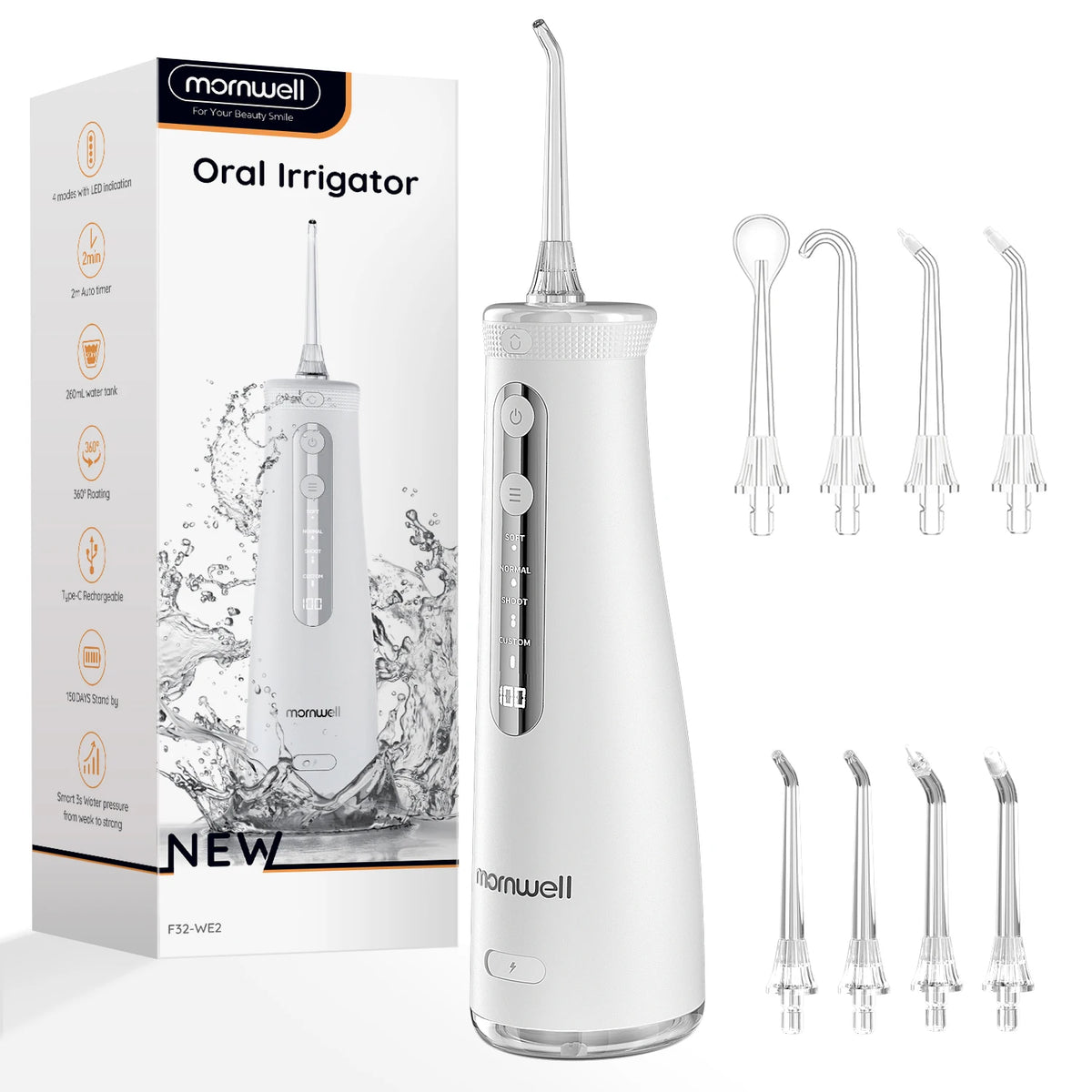 Portable Electric Water Flosser for Teeth Cleaning