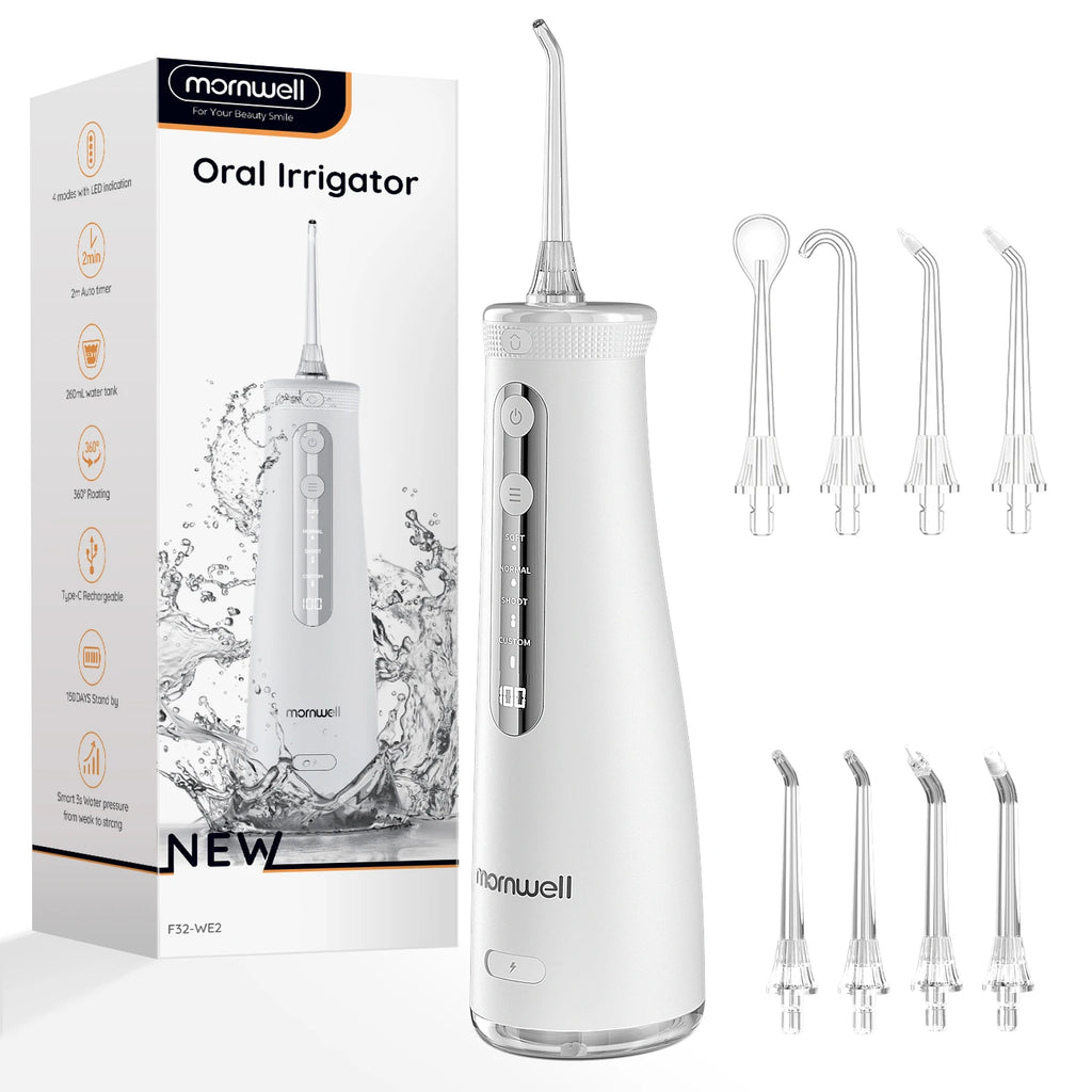 Portable Cordless Electric Water Flosser for Teeth Cleaning
