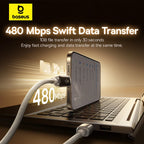 Digital Display 20W Fast Charging USB-C Cable for iPhone