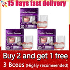 Comfort Silicone Denture Set for Instant Smile and Oral Care