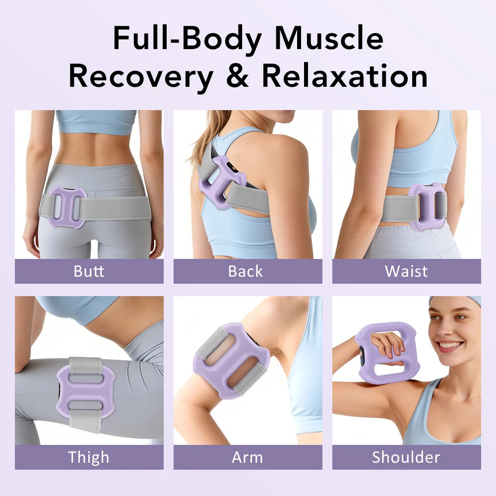 Electric Vibration Fascia Massage Ring for Full Body Recovery