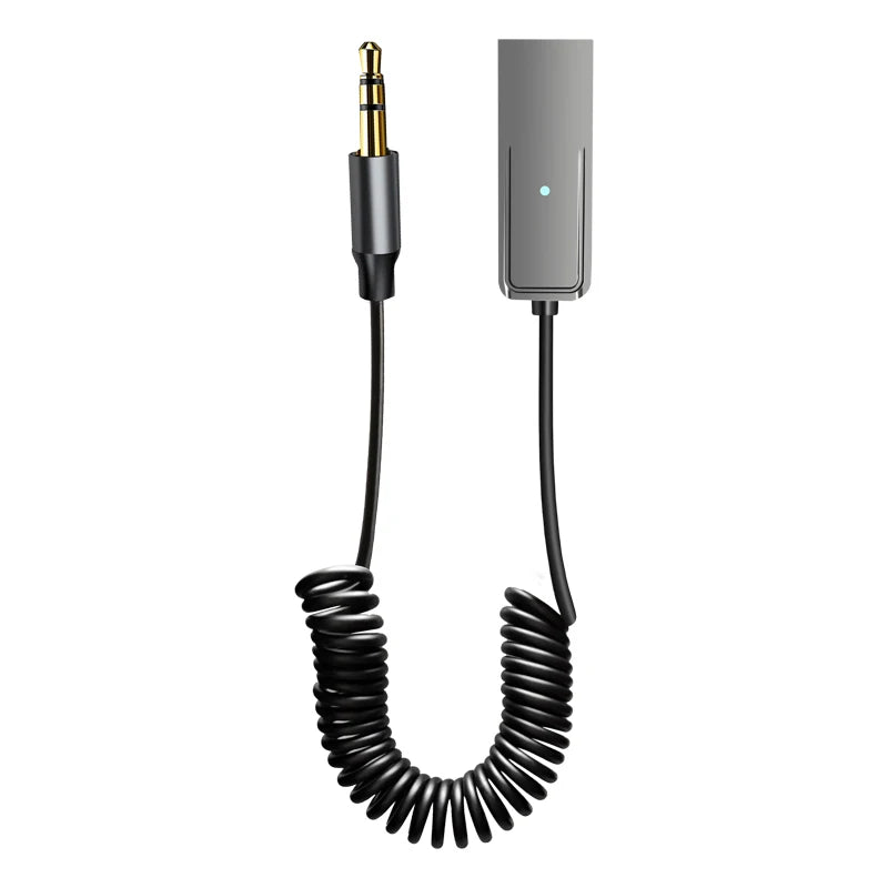 Bluetooth 5.0 AUX Audio Receiver Transmitter USB to 3.5mm Jack Adapter