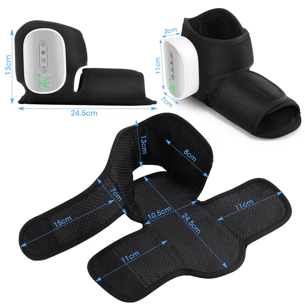 Cordless Heated Air Compression Foot and Ankle Massager - 17