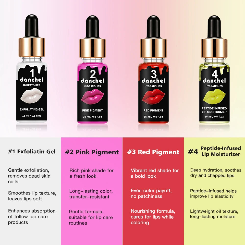 4-Step Lip Care and Exfoliation Treatment Set - 2