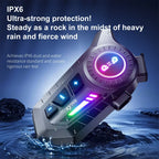 Motorcycle Helmet Bluetooth Intercom Headset with FM Radio