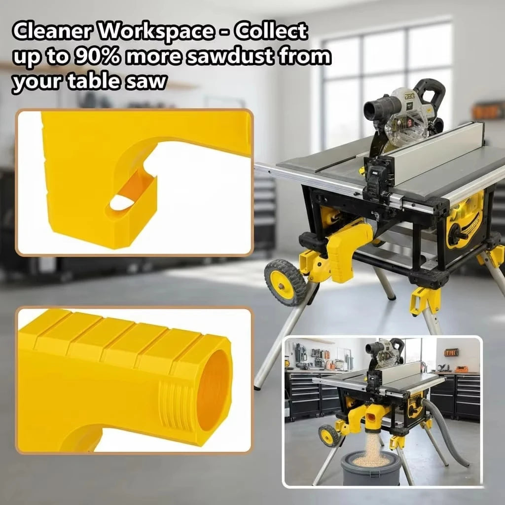 2.05-Inch Table Saw Dust Collection Adapter