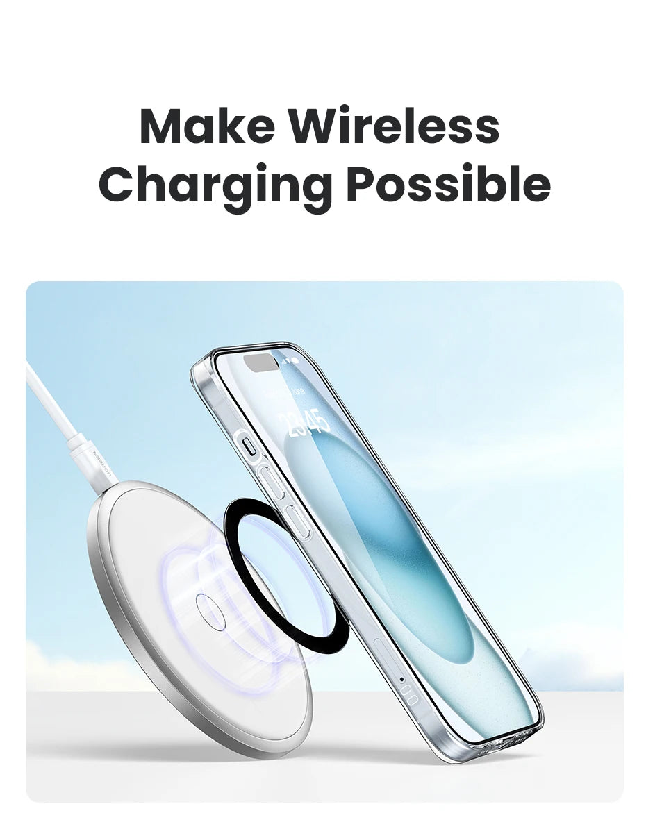 Magnetic Adhesive Ring for Wireless Charging and Phone Holders