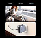 160W GaN Fast Charger for Laptops and Smartphones